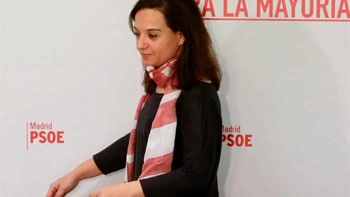 La secretaria general de PSOE-M, Sara Hernández