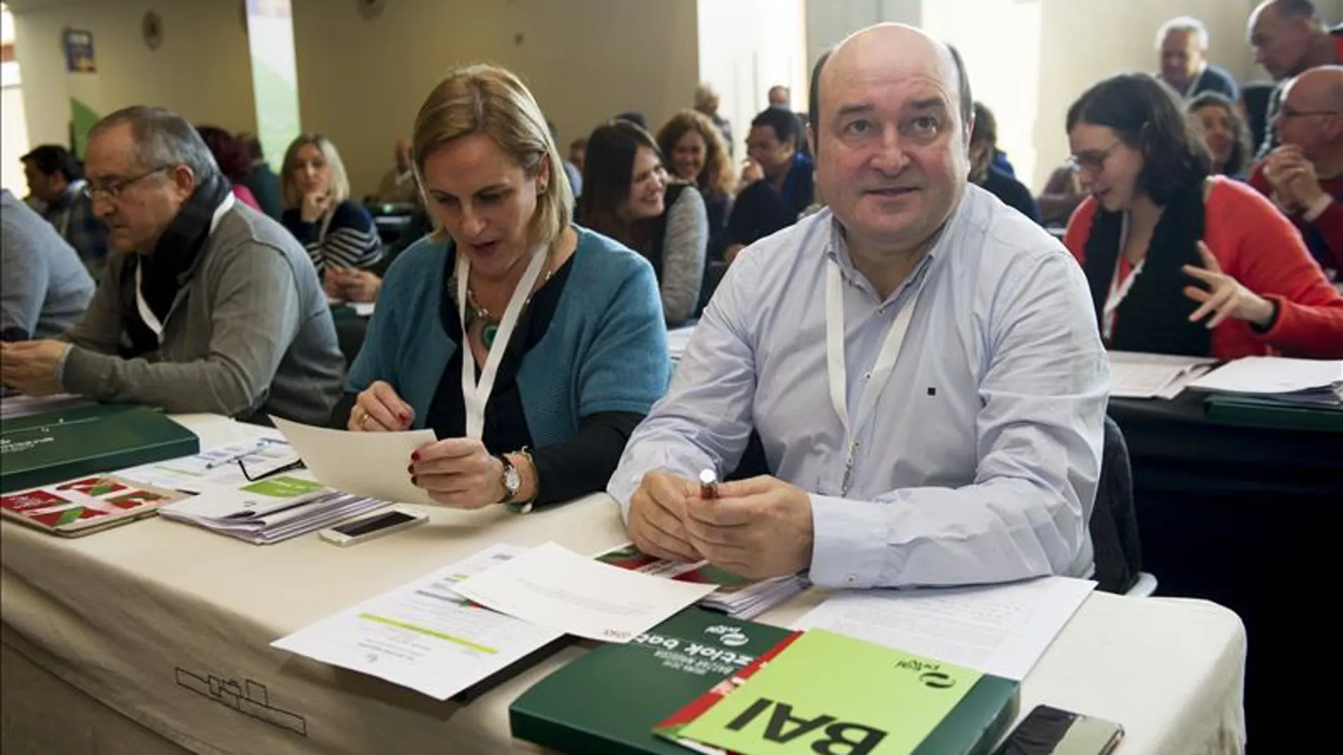 Andoni Ortuzar, reelegido por unanimidad presidente del PNV durante la VII Asamblea General del PNV 