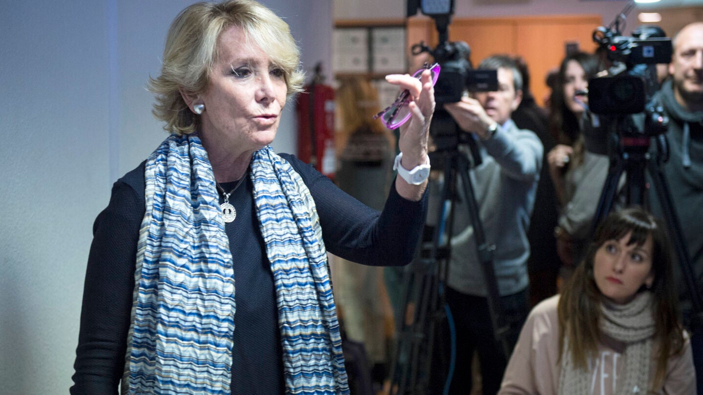 La concejal del PP en el Ayuntamiento de Madrid, Esperanza Aguirre