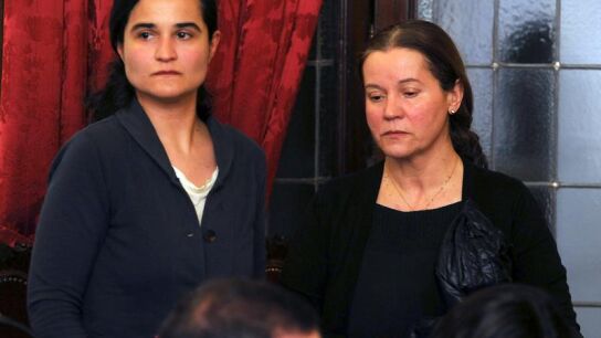 Triana Mart&iacute;nez en el &uacute;ltimo d&iacute;a del juicio