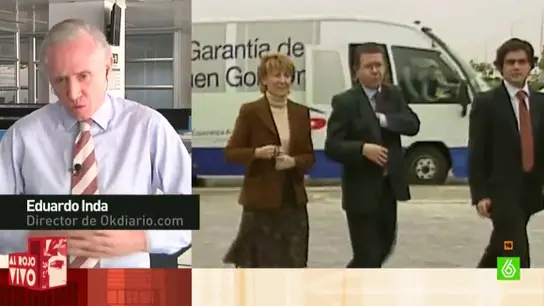 El periodista Eduardo Inda, en Al Rojo Vivo El periodista Eduardo Inda, en Al Rojo Vivo