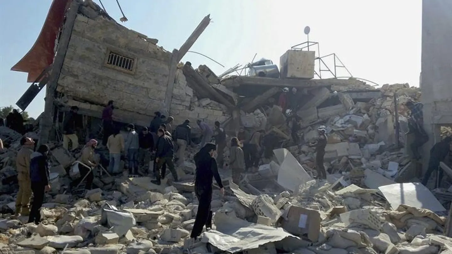 El hospital de MSF bombardeado El hospital de MSF bombardeado