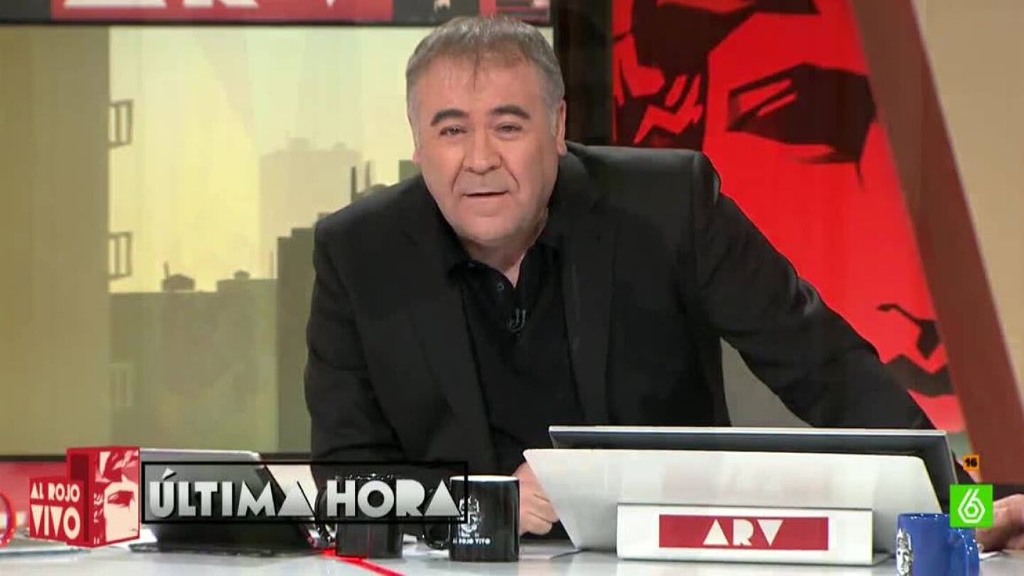 Antonio Garc&iacute;a Ferreras, presentador de Al Rojo Vivo