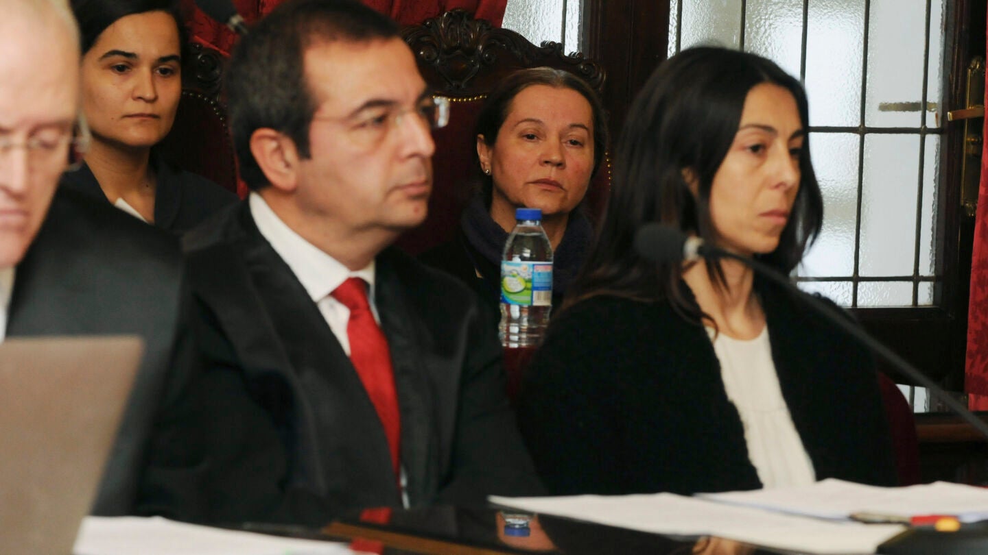 Las tres acusadas durante la &uacute;ltima sesi&oacute;n de la vista del jucio