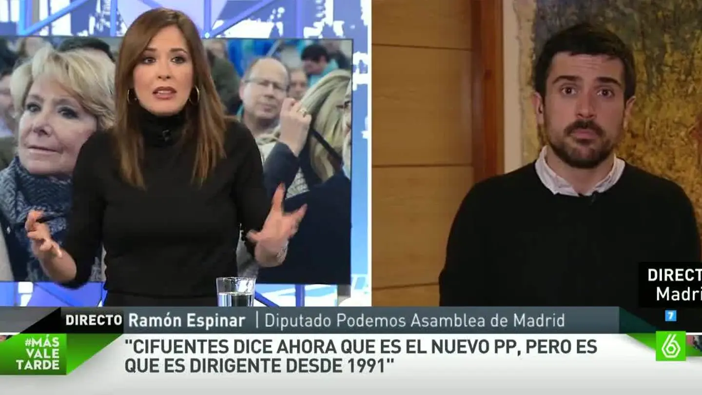 Ramón Espinar, de Podemos, en Más Vale Tarde Ramón Espinar, de Podemos, en Más Vale Tarde