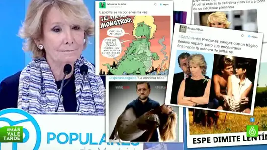 Esperanza Aguirre copa las redes sociales Esperanza Aguirre copa las redes sociales