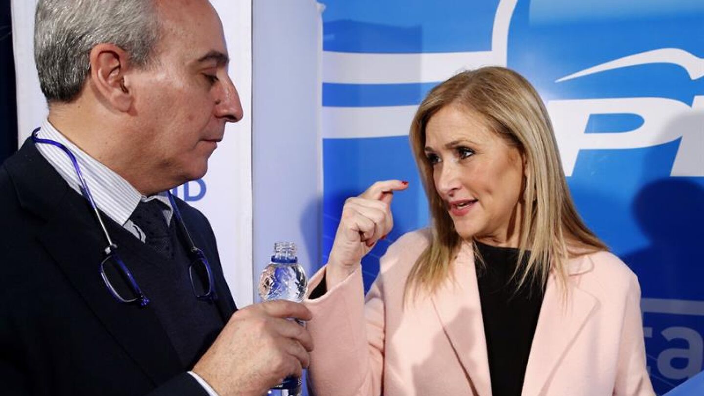 Cristina Cifuentes y Juan Carlos Vera