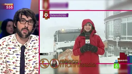 Quique entrevista a la reportera que estuvo a punto de ser arrasada por un quitanieves Quique entrevista a la reportera que estuvo a punto de ser arrasada por un quitanieves