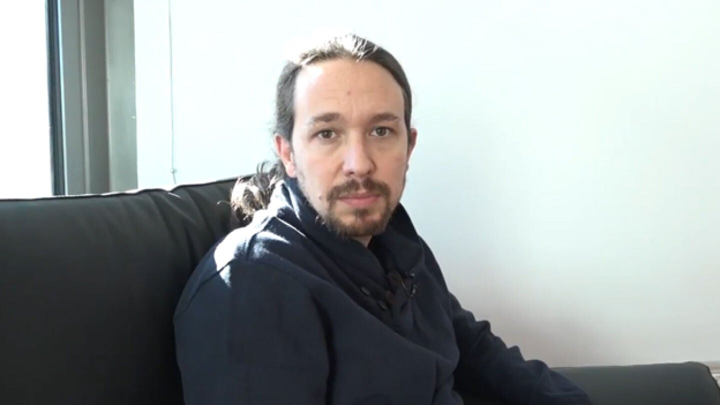 Pablo Iglesias en un v&iacute;deo a Rita Maestre
