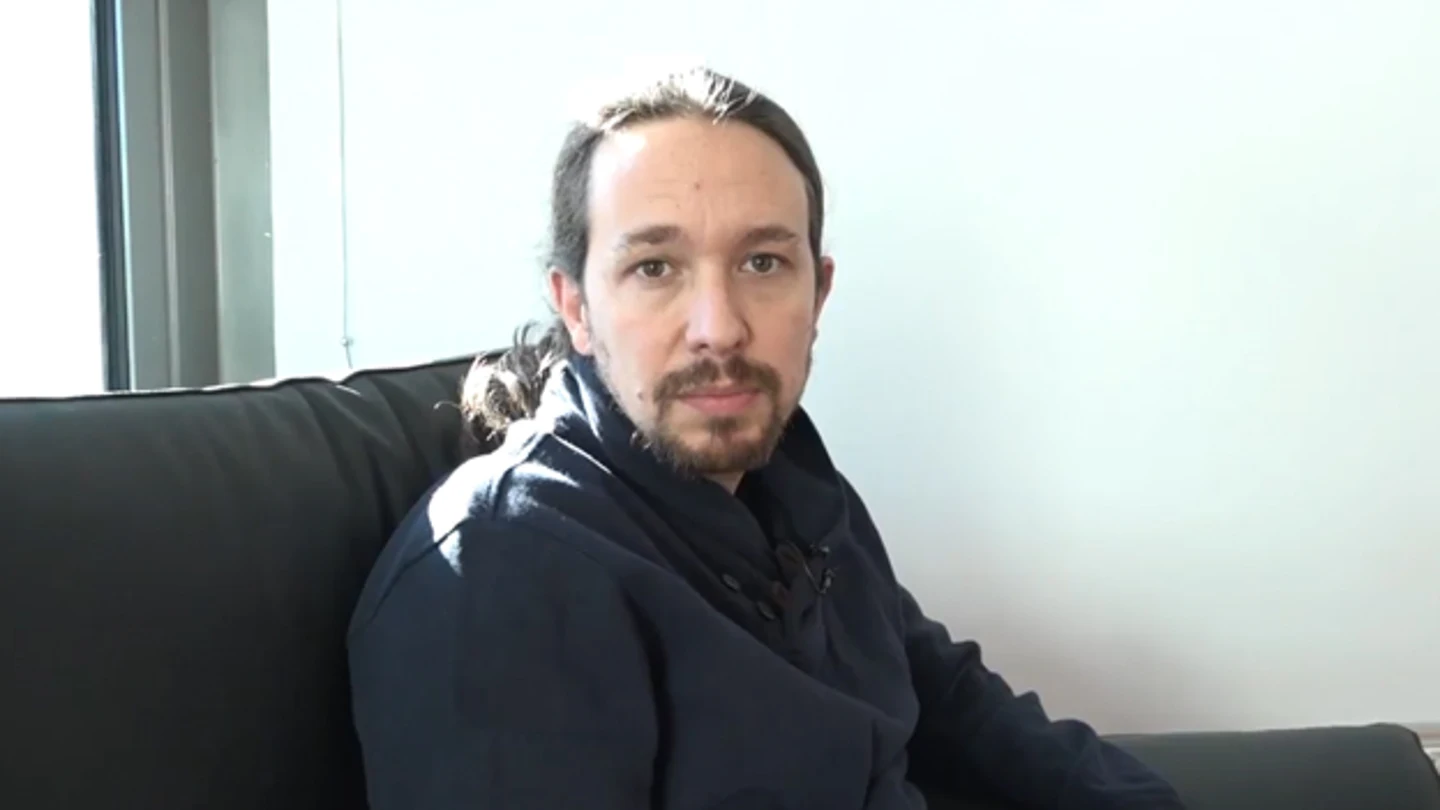 Pablo Iglesias en un vídeo a Rita Maestre Pablo Iglesias en un vídeo a Rita Maestre