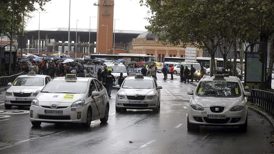 Manifestación de taxistas en Madrid Manifestación de taxistas en Madrid