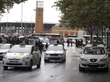 Manifestación de taxistas en Madrid Manifestación de taxistas en Madrid