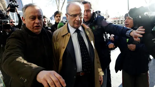 Rodrigo Rato, a su llegada al juzgado de Plaza de Castilla Rodrigo Rato, a su llegada al juzgado de Plaza de Castilla