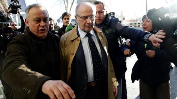 Rodrigo Rato, a su llegada al juzgado de Plaza de Castilla