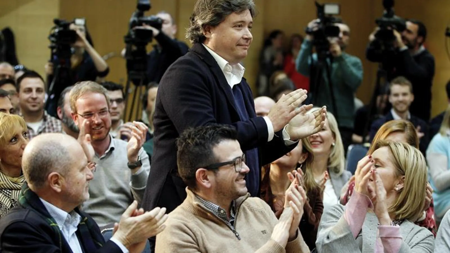 Luis Santamaría ante el comité del PP Valenciano