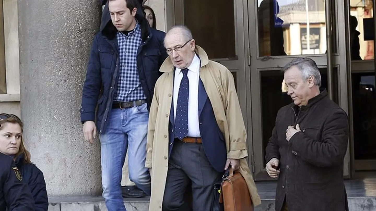 Rodrigo Rato saliendo de los juzgados de Plaza de Castilla Rodrigo Rato saliendo de los juzgados de Plaza de Castilla