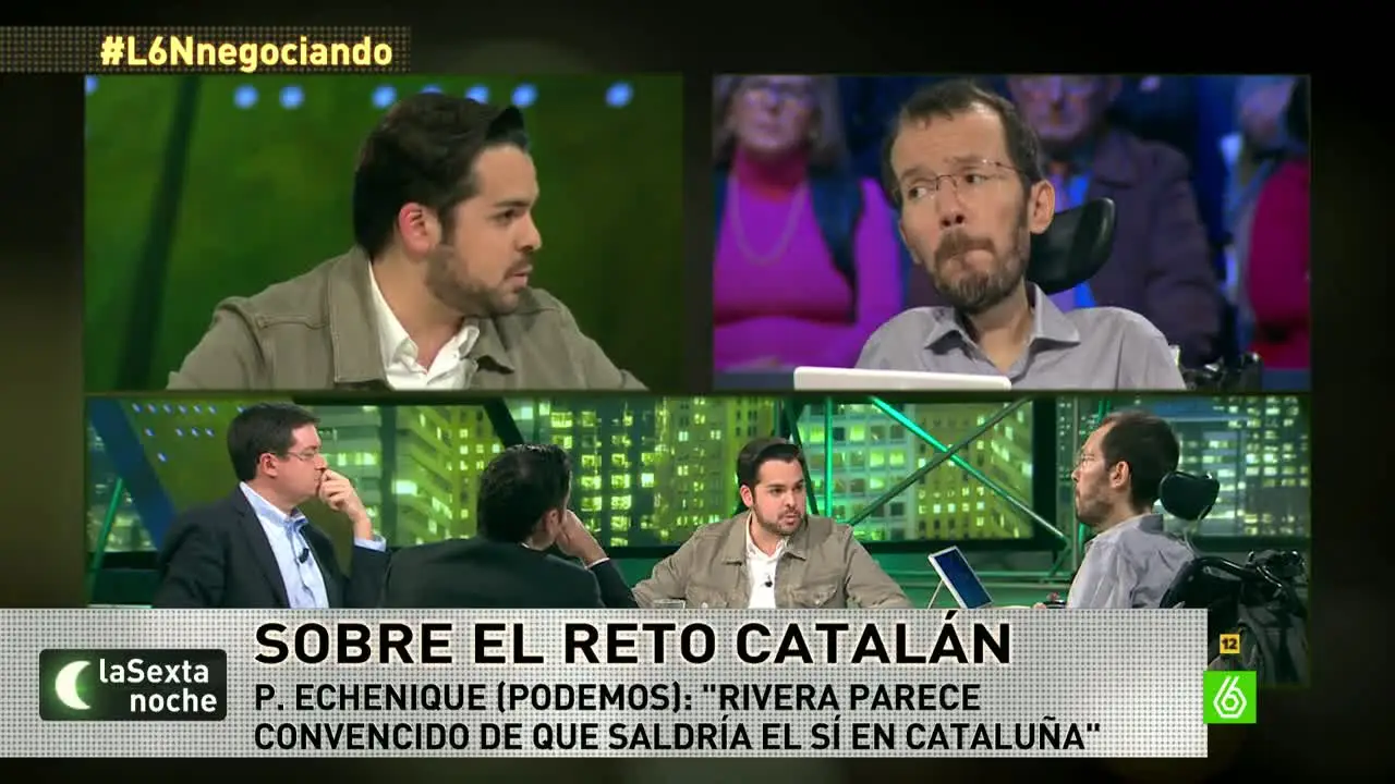 Pablo Echenique, en laSexta Noche