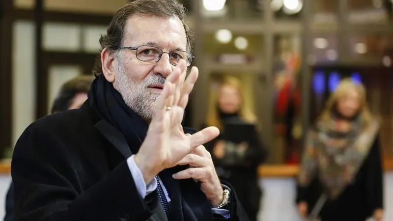 Rajoy, a su llegada a la segunda jornada de la cumbre europea Rajoy, a su llegada a la segunda jornada de la cumbre europea