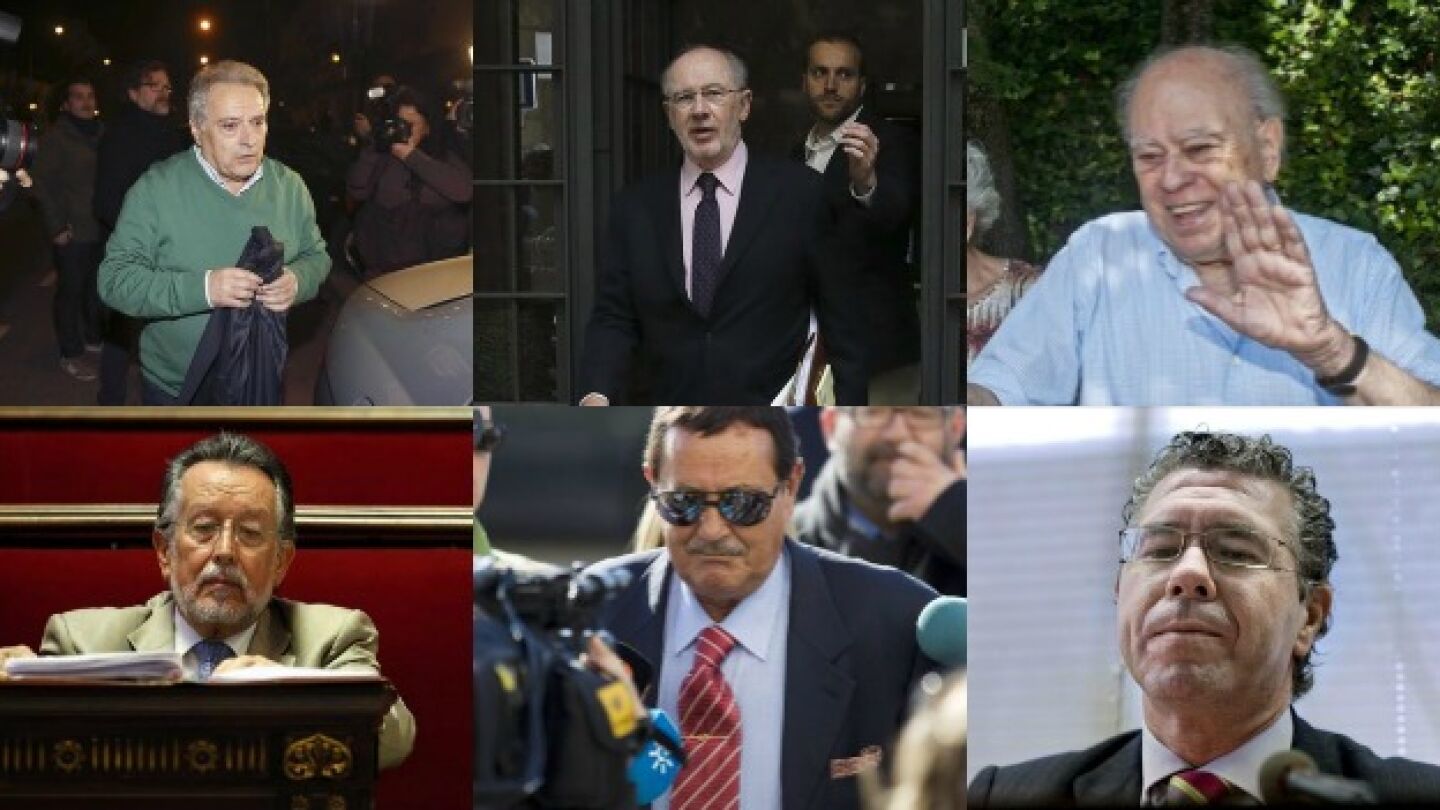 Las caras de la corrupci&oacute;n en Espa&ntilde;a