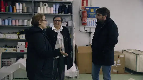 María Graña, expropietaria de un taller textil y Pilar Rodríguez, exsocia de una cooperativa textil María Graña, expropietaria de un taller textil y Pilar Rodríguez, exsocia de una cooperativa textil