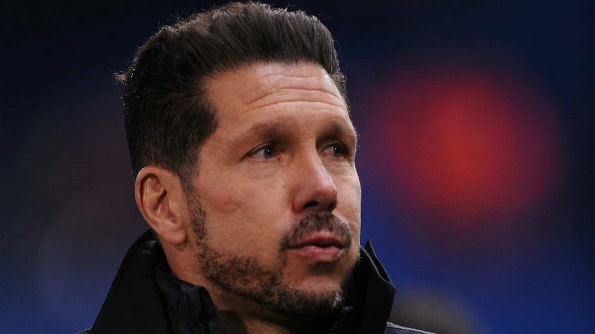 Diego Simeone resopla