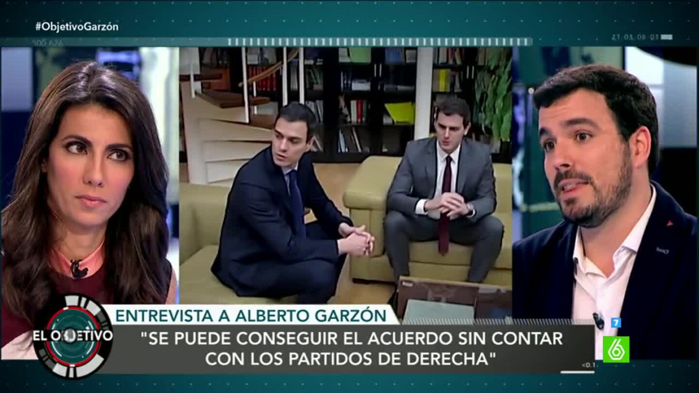 Alberto Garz&oacute;n, l&iacute;der de IU, en El Objetivo