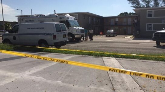 Un tiroteo en una zona de apartamentos