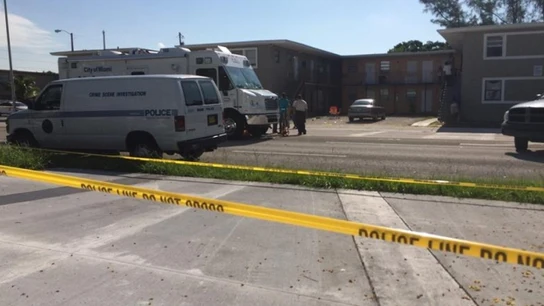 Un tiroteo en una zona de apartamentos Un tiroteo en una zona de apartamentos