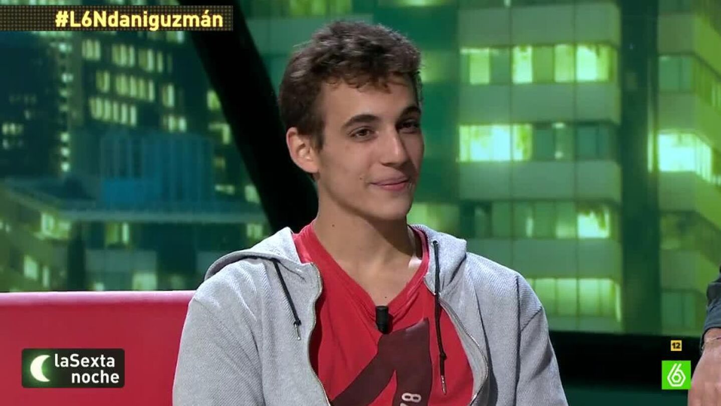 El actor novel Miguel Herr&aacute;n, en laSexta Noche