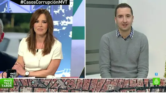 Sergi Castillo, autor de 'Tierra de Saqueo', en Más Vale Tarde Sergi Castillo, autor de 'Tierra de Saqueo', en Más Vale Tarde