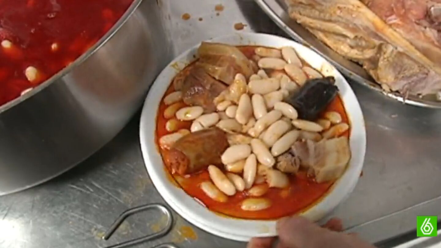 Fabada asturiana y sus ingredientes