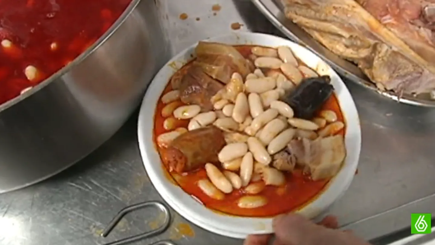 Fabada asturiana y sus ingredientes Fabada asturiana y sus ingredientes