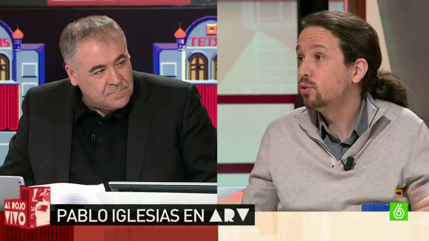 Pablo Iglesias en Al Rojo Vivo