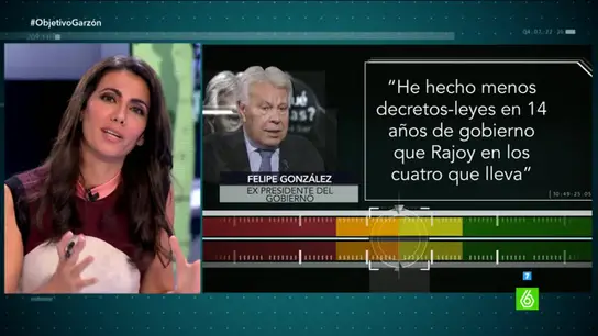 Prueba de verificación a Felipe González Prueba de verificación a Felipe González
