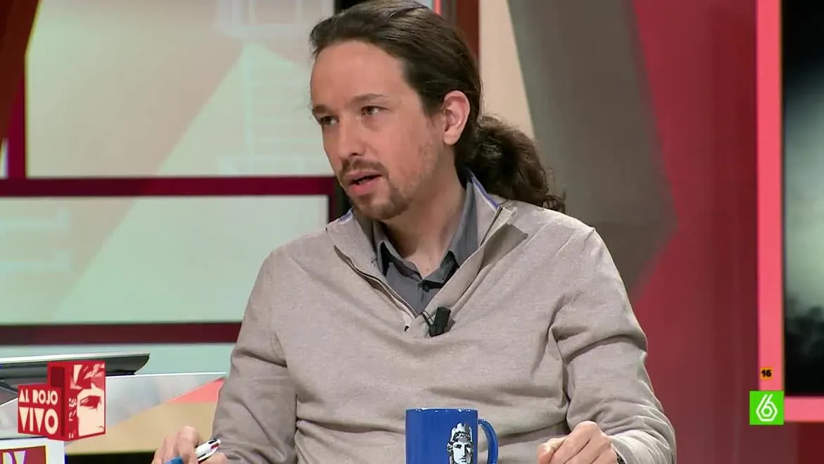 Pablo Iglesias, líder de Podemos, en Al Rojo Vivo Pablo Iglesias, líder de Podemos, en Al Rojo Vivo