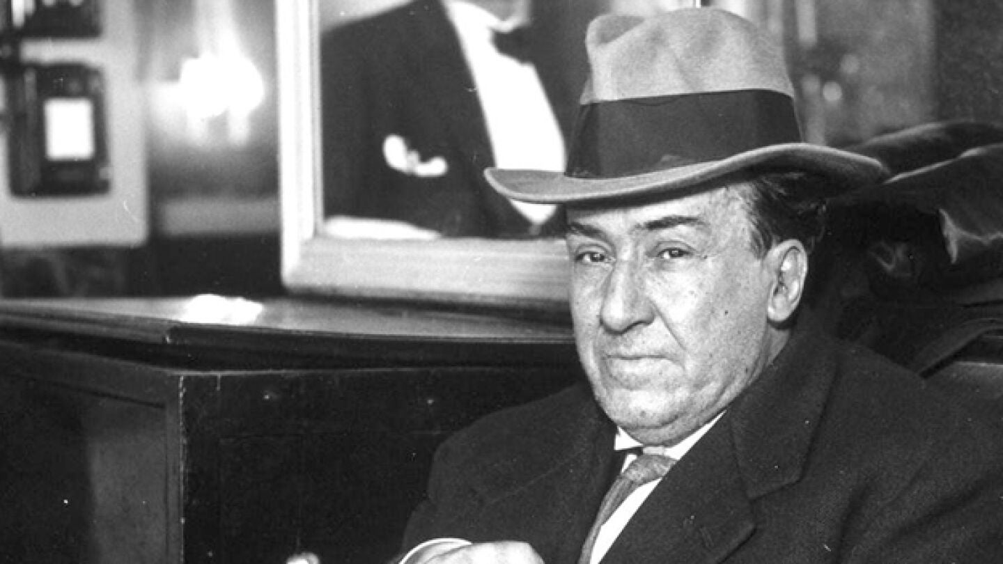 Antonio Machado en el Caf&eacute; de las Salesas