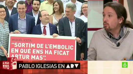 Pablo Iglesias, sobre el referéndum en Cataluña Pablo Iglesias, sobre el referéndum en Cataluña