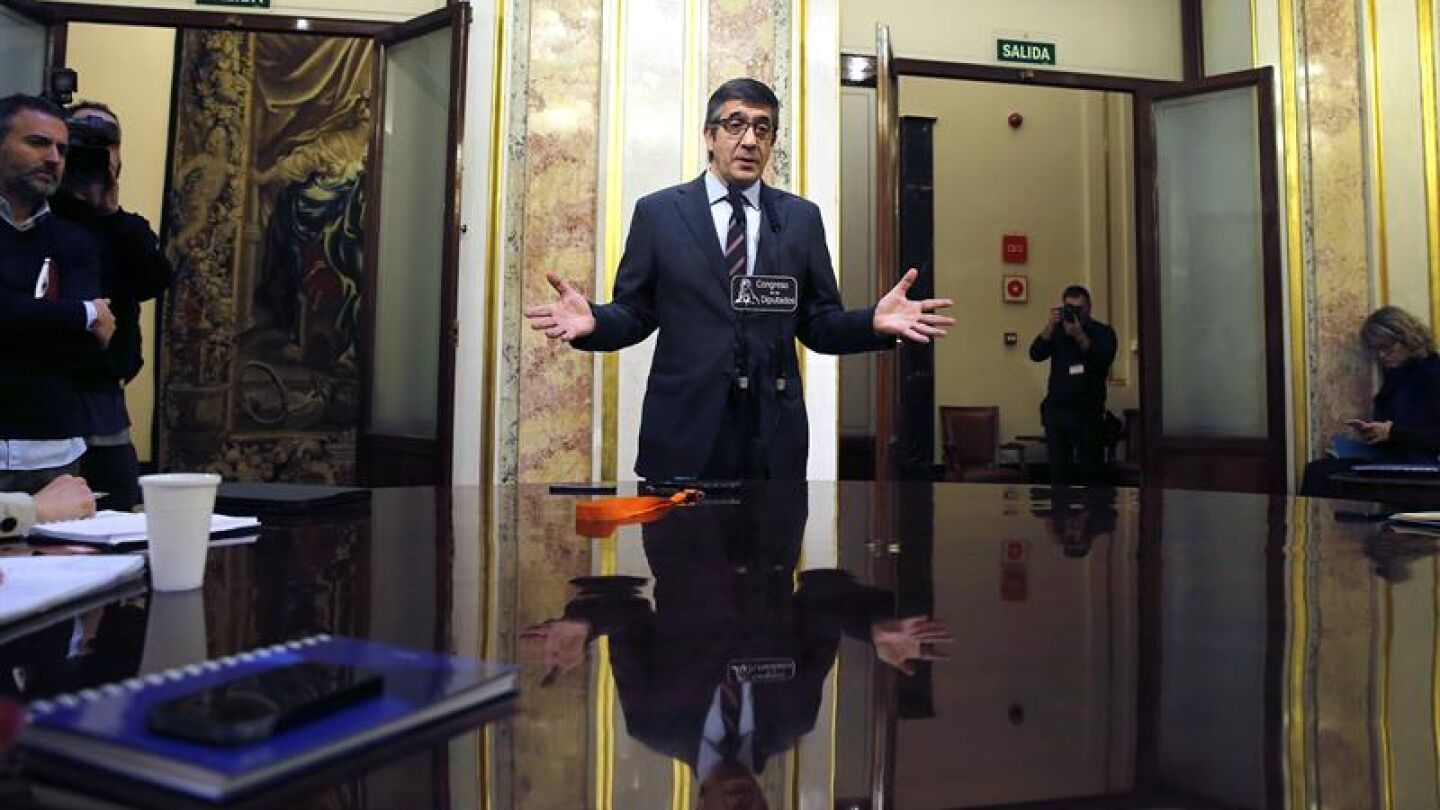 El presidente del Congreso, Patxi L&oacute;pez