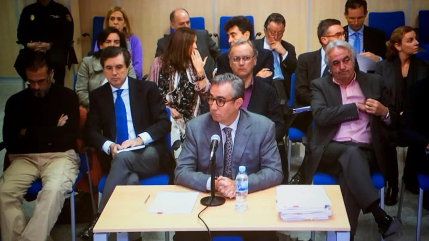 Diego Torres, durante una jornada del juicio del caso Nóos Diego Torres, durante una jornada del juicio del caso Nóos