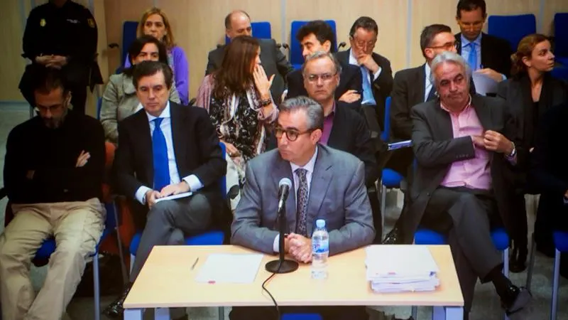 Diego Torres, durante una jornada del juicio del caso Nóos