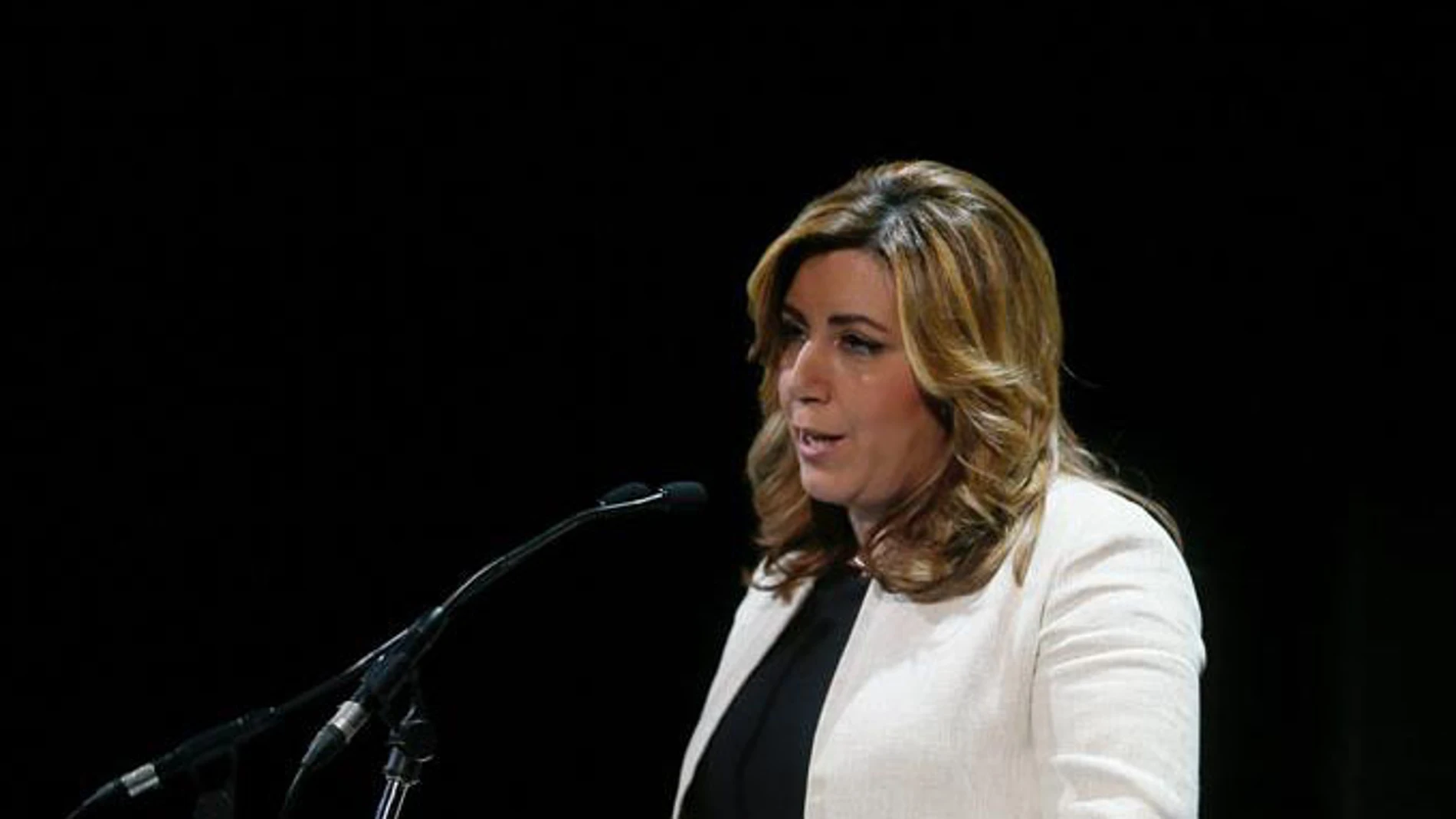 Susana Díaz, durante un acto del PSOE