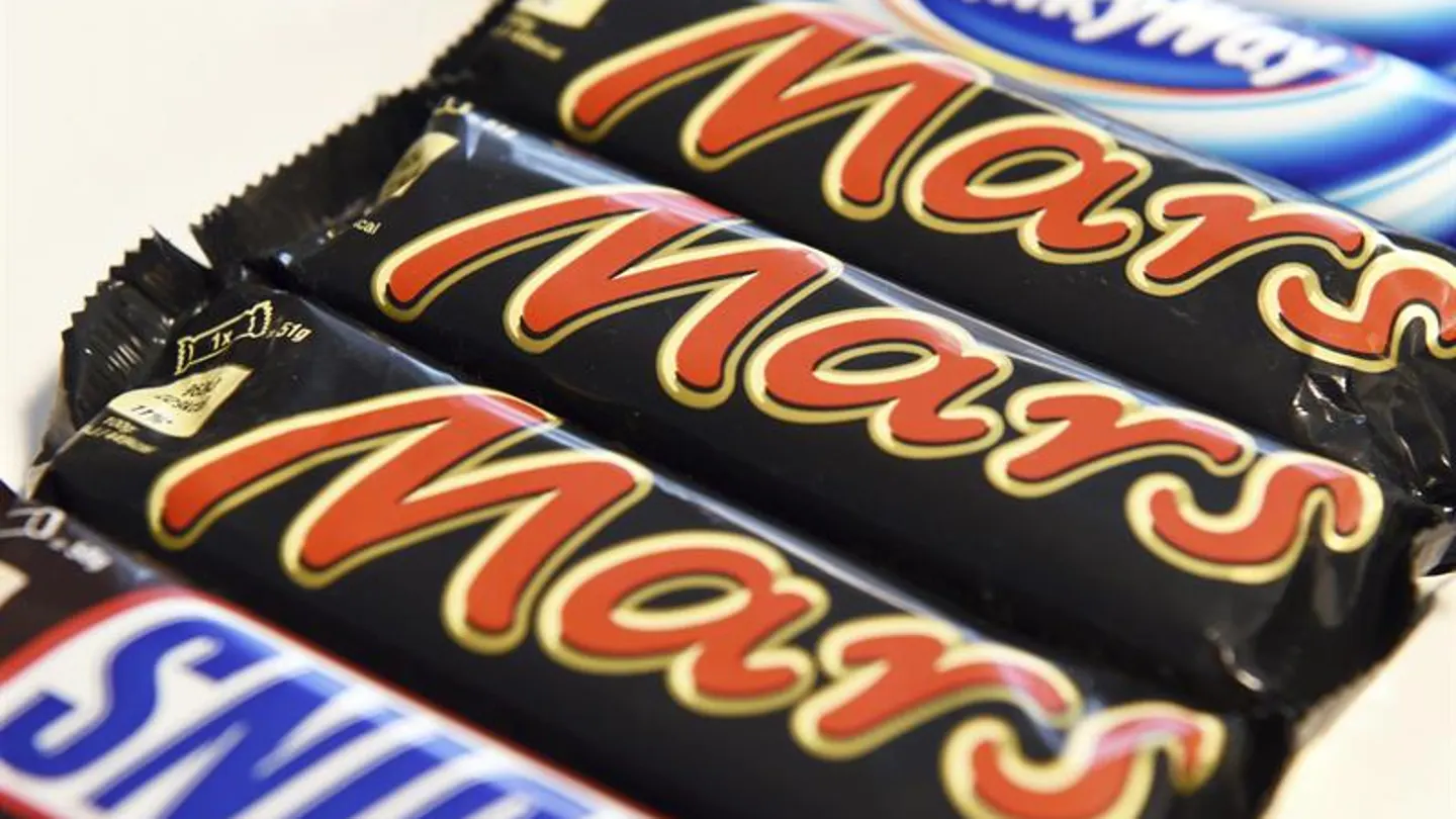 Barritas de chocolate mars y snickers Barritas de chocolate mars y snickers