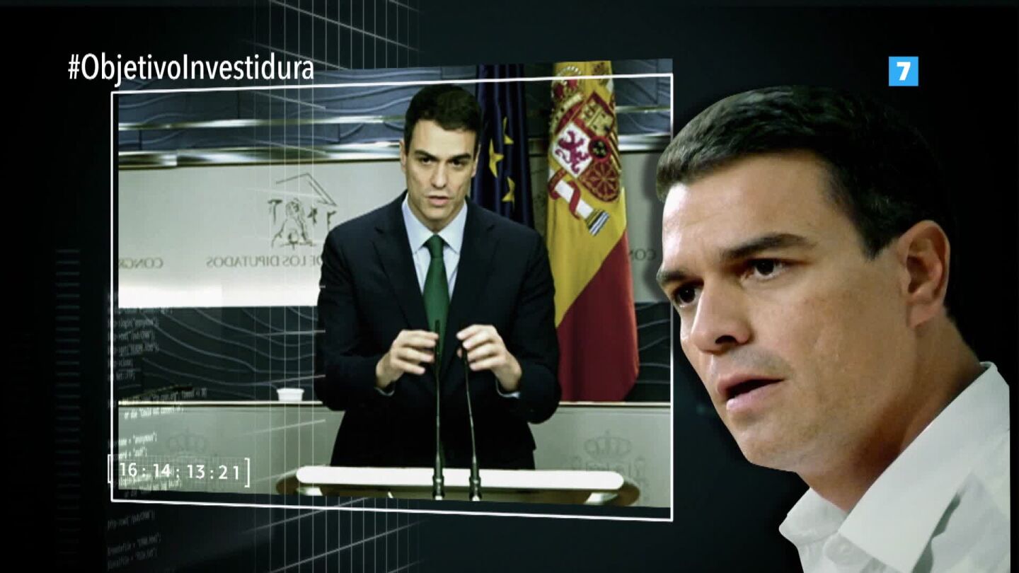 Mesa de investidura, en El Objetivo
