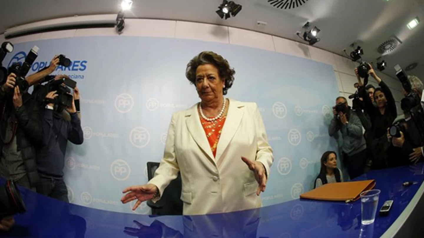 Rita Barberá en rueda de prensa Rita Barberá en rueda de prensa