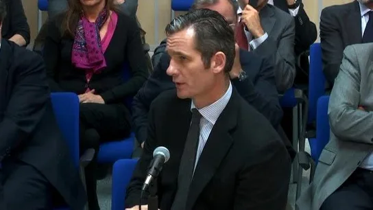 Iñaki Urdangarin declarando ante el juez Iñaki Urdangarin declarando ante el juez