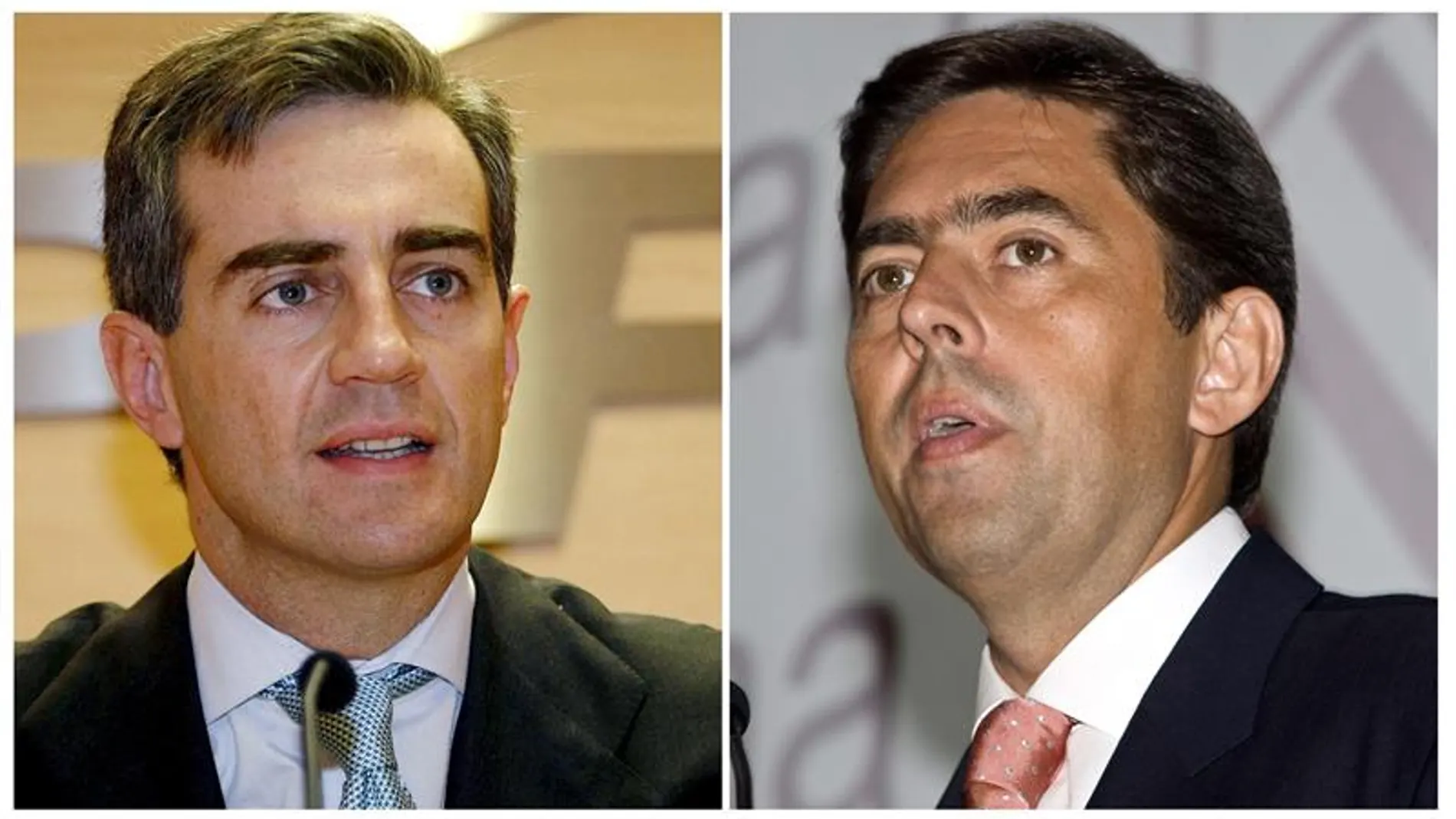 El exsecretario regional del PP Ricardo Costa (i) y el exvicepresidente del Consell Vicente Rambla