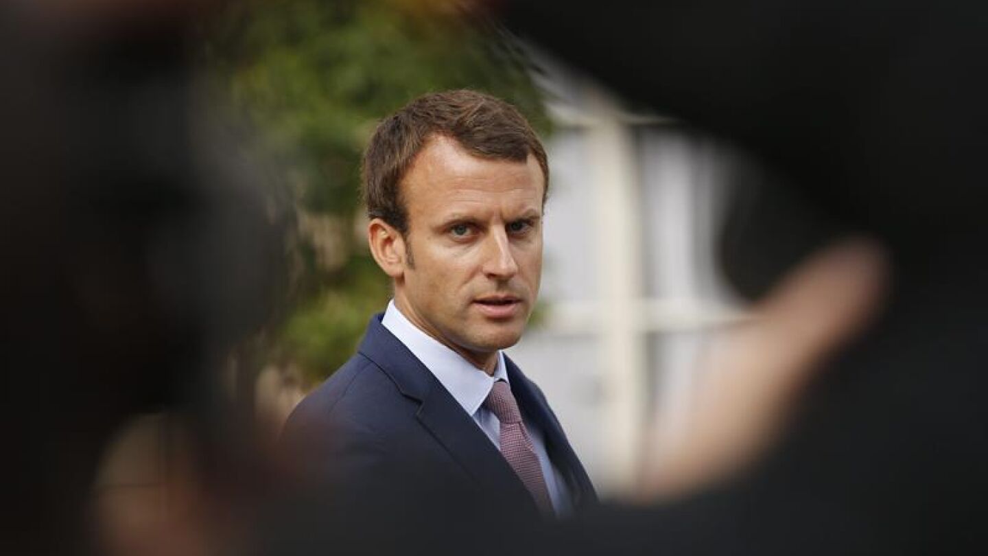 El ministro franc&eacute;s de Econom&iacute;a, Emmanuel Macron, en Francia. 