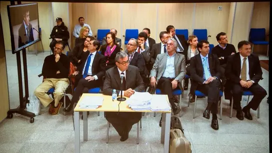 Diego Torres, durante una sesión del juicio de Nóos Diego Torres, durante una sesión del juicio de Nóos