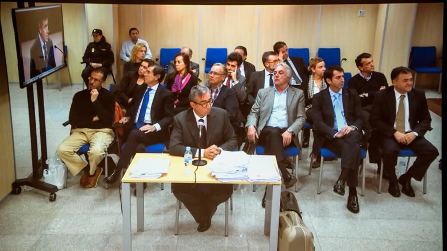 Diego Torres, durante una sesión del juicio de Nóos Diego Torres, durante una sesión del juicio de Nóos