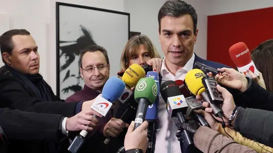 Pedro Sánchez, sobre la consulta del pacto con Ciudadanos: "Animo a votar con orgullo un pacto coherente con los principios del PSOE" Pedro Sánchez, sobre la consulta del pacto con Ciudadanos: "Animo a votar con orgullo un pacto coherente con los principios del PSOE"